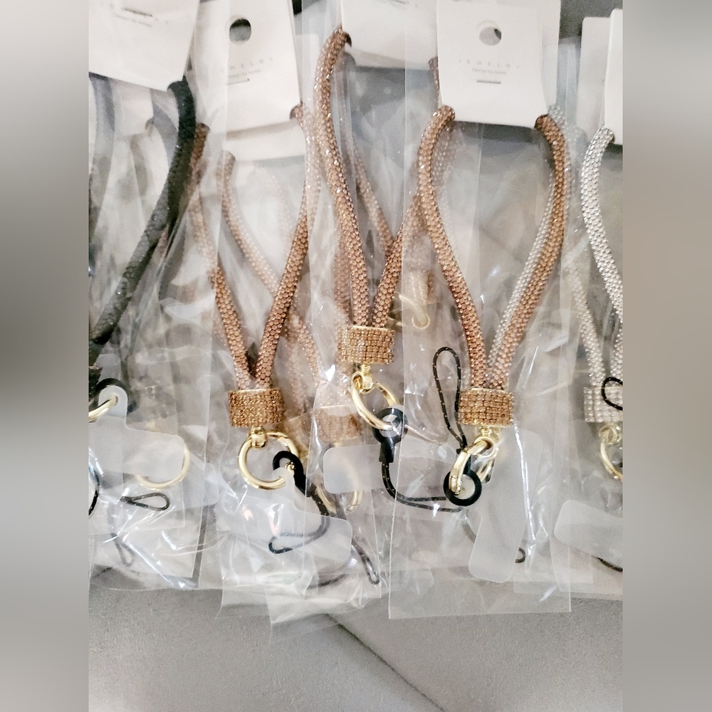 BLING HAND WRIST PHONE STRAP - Picture 6 of 10